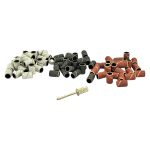سر سوهان کاغذی پهن همراه با پایه در سه سایز 75 عددی آرایشی بهداشتی سلطانی