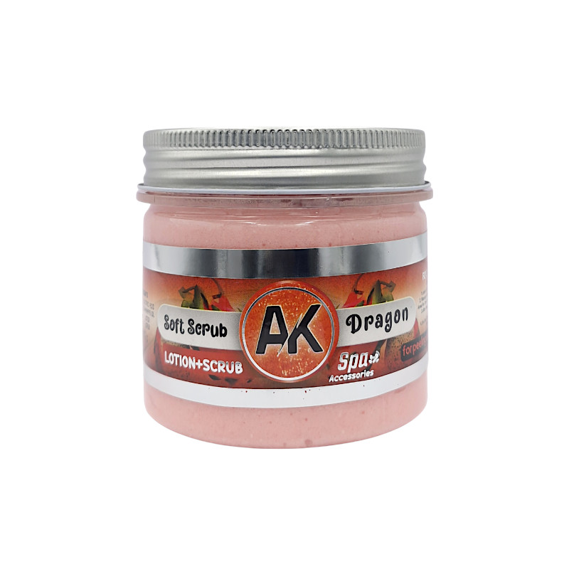 ak-scrub-foam-salt-sandy-dragon-430g (2) فوم اسکراب شنی نمکی AK | رایحه دراگون فروت (430 گرم)