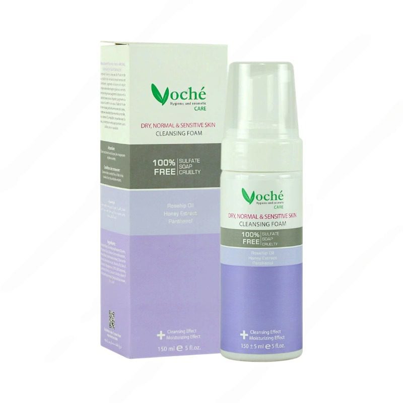 فوم شستشوی صورت وچه | مناسب پوست خشک، نرمال و حساس | 150میل