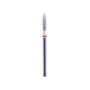 سر سوهان الماسه شعله‌ای سرگرد ADAMANTA | مناسب مانیکور روسی | نوار قرمز (2.3×10mm)