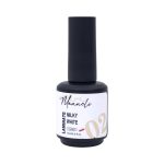 لمینت (رابربیس) کاشت ناخن مانلی Manneli | رنگ Milky White کد: 02 | حجم 15میل