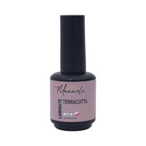 لمینت (رابربیس) کاشت ناخن مانلی Manneli | رنگ Terracotta آجری/خاکی | کد: 23 | حجم 15میل