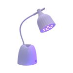 روشن چراغ UV/LED رومیزی کاشت ناخن شارژی | مدل YT-M838 | دارای پایه جامدادی